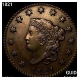 1821 Coronet Head Large Cent UNCIRCULATED