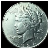 1934 Silver Peace Dollar UNCIRCULATED