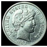 1902 Barber Dime UNCIRCULATED