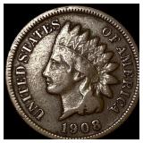 1908-S Indian Head Cent LIGHTLY CIRCULATED