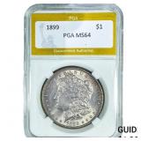 1899 Morgan Silver Dollar PGA MS64
