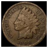 1908-S Indian Head Cent LIGHTLY CIRCULATED
