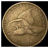 1858 Flying Eagle Cent LIGHTLY CIRCULATED