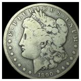 1890-CC Silver Morgan Dollar LIGHTLY CIRCULATED