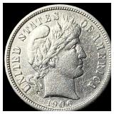 1908-S Silver Barber Dime CLOSELY UNCIRCULATED