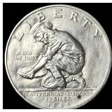 1925-S Silver California Diamond Jubilee Half Doll