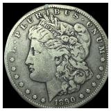 1890-CC Silver Morgan Dollar LIGHTLY CIRCULATED