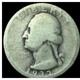 1932-D Silver Washington Quarter NICELY CIRCULATED