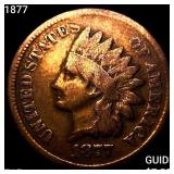 1877 Indian Head Cent NICELY CIRCULATED