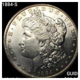 1884-S Morgan Silver Dollar CHOICE BU PL