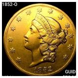 1852-O $20 Gold Double Eagle UNCIRCULATED