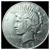 1935 Silver Peace Dollar CLOSELY UNCIRCULATED