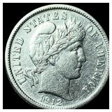 1912-D Silver Barber Dime CLOSELY UNCIRCULATED