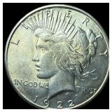 1922 Silver Peace Dollar UNCIRCULATED
