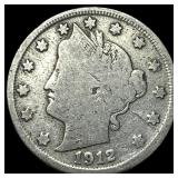 1912-S Liberty Head Nickel NICELY CIRCULATED