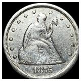 1875-S Silver Twenty Cents CLOSELY UNCIRCULATED