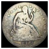 1858-O Silver Half Dollar NICELY CIRCULATED