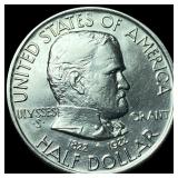 1922-S Silver Half Dollar Grant Commemorative UNCI