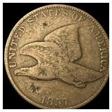 1857 Flying Eagle Cent LIGHTLY CIRCULATED
