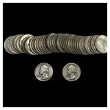[40] 1937-1964 Washington Silver Quarter Roll