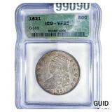 1831 Capped Bust Half Dollar ICG VF35 O-102