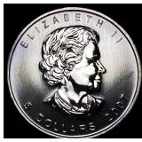 2007 Silver 1 oz Canadian Maple Leaf UNCIRCULATED