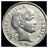 1901 Barber Dime CLOSELY UNCIRCULATED