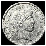 1906 Barber Dime CLOSELY UNCIRCULATED
