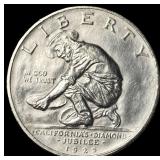 1925-S Silver California Diamond Jubilee Half Doll