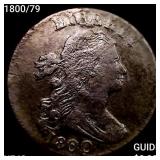 1800/79 Draped Bust Large Cent NEARLY UNCIRCULATED