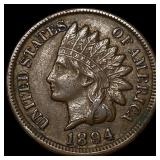 1894 RB Indian Head Cent CLOSELY UNCIRCULATED
