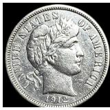 1912 Barber Dime CLOSELY UNCIRCULATED
