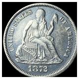 1872 Seated Liberty Dime CLOSELY UNCIRCULATED