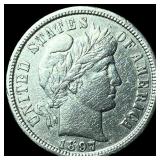 1897-S Silver Barber Dime CLOSELY UNCIRCULATED