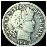 1903-O Silver Barber Dime LIGHTLY CIRCULATED