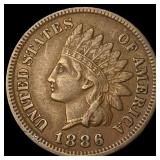 1886 Indian Head Cent CLOSELY UNCIRCULATED