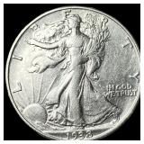1938-D Silver Walking Liberty Half Dollar CHOICE A