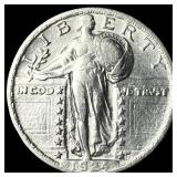 1924 Standing Liberty Quarter CHOICE AU