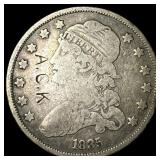 1835 Capped Bust Silver Quarter LIGHTLY CIRCULATED