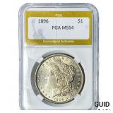 1896 Morgan Silver Dollar PGA MS64