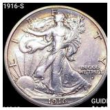 1916-S Walking Liberty Half Dollar UNCIRCULATED