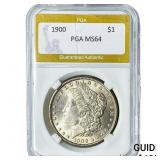 1900 Morgan Silver Dollar PGA MS64