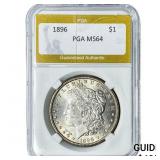 1896 Morgan Silver Dollar PGA MS64