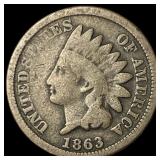 1863 Indian Head Cent LIGHTLY CIRCULATED
