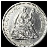 1872 Silver Half Dime UNCIRCULATED