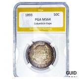 1893 Columbian Expo Half Dollar PGA MS64