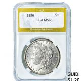 1896 Morgan Silver Dollar PGA MS66
