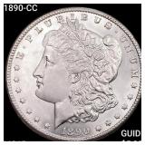 1890-CC Morgan Silver Dollar GEM BU