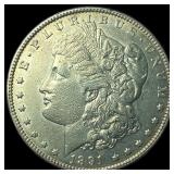 1891-CC Silver Morgan Dollar HIGH GRADE