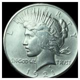 1921 Silver Peace Dollar CHOICE AU